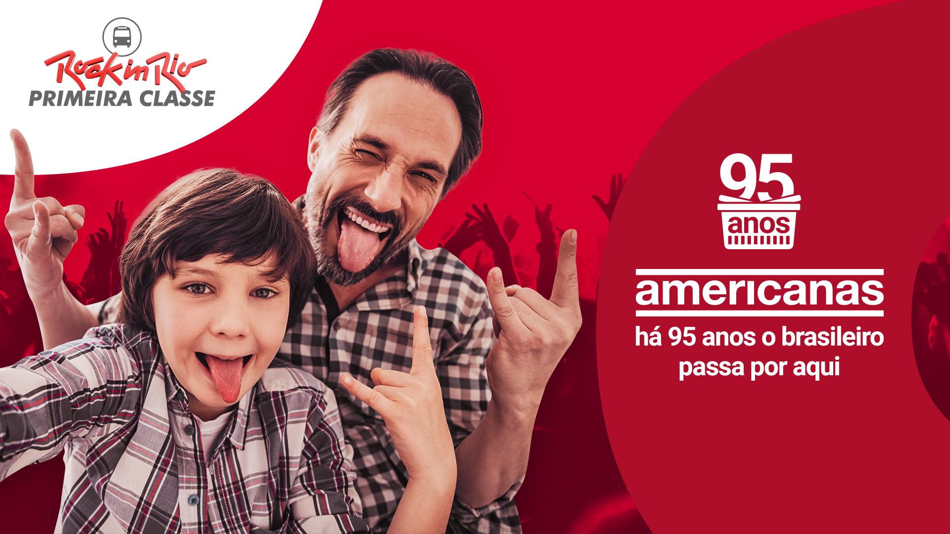 Americanas patrocina o Transporte Primeira Classe Rock in Rio, o transporte oficial do Festival