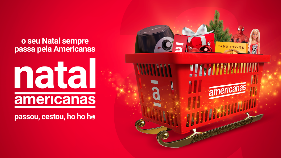 Americanas lança campanha de Natal e reforça relacionamento com os clientes para compras de fim de ano